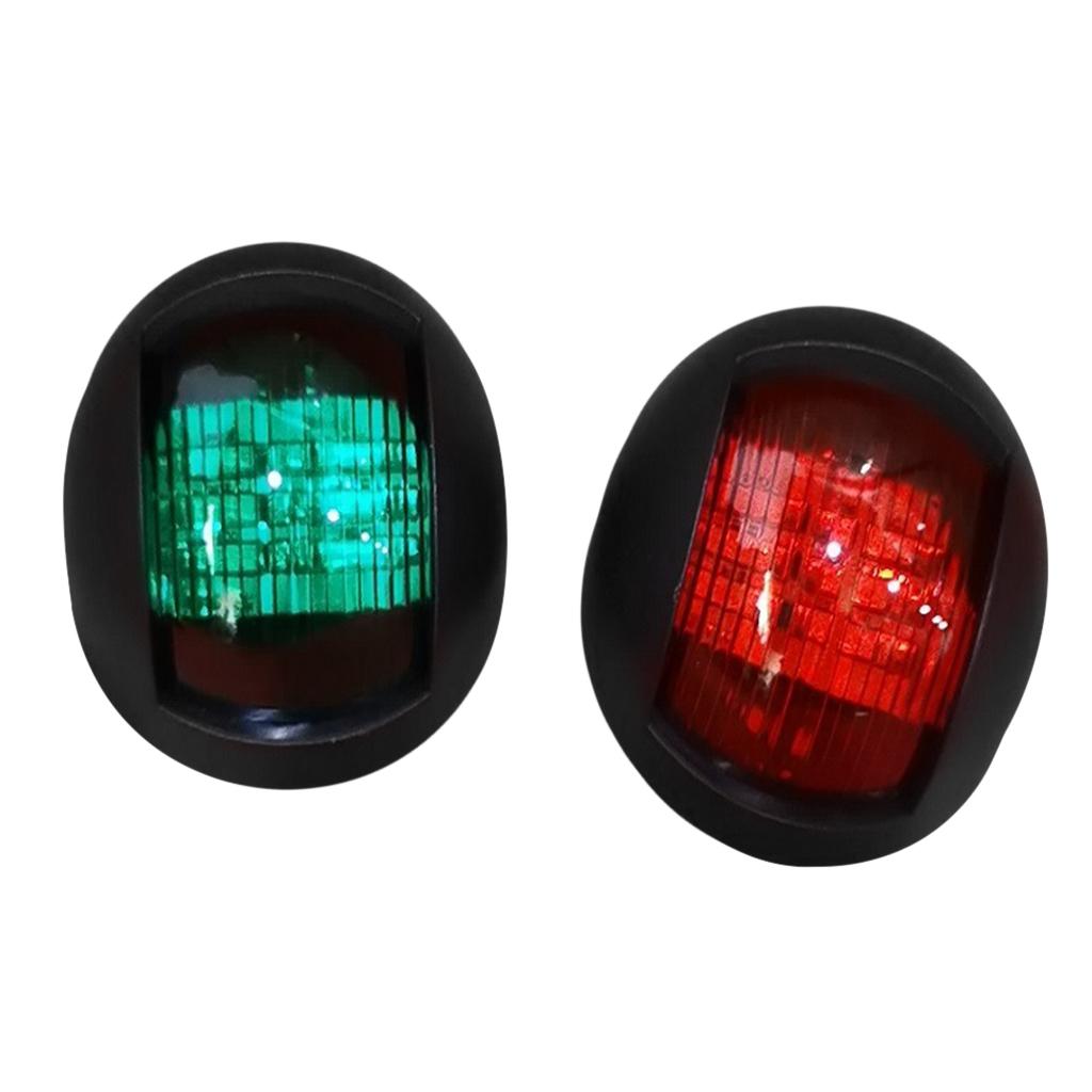 2pcs 12V Marine Boat Yacht Light , LED Bow Navigation Side Lights Sailing Signal Light, Durable