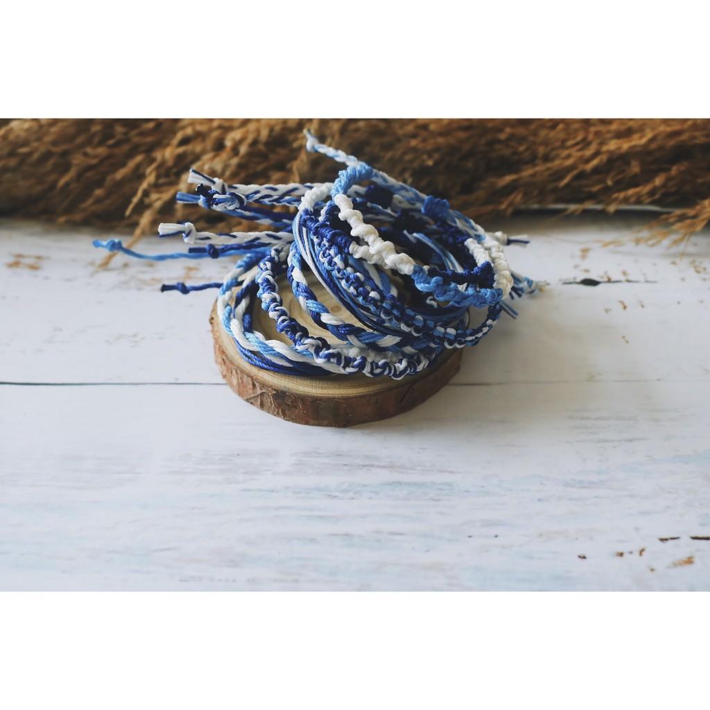 Vòng tay, vòng chân dây đan không thấm nước - mẫu theo số trong hình