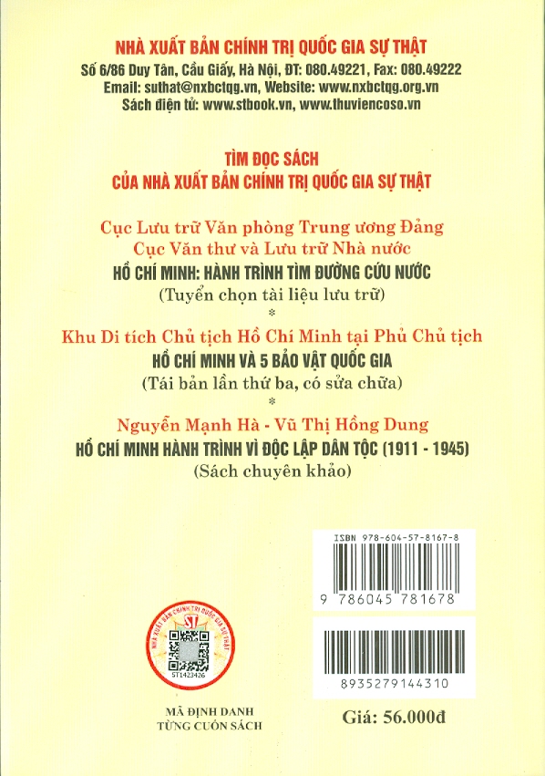 Bác Hồ - Những Câu Chuyện Và Bài Học (Xuất bản lần thứ ba, có sửa chữa, bổ sung)