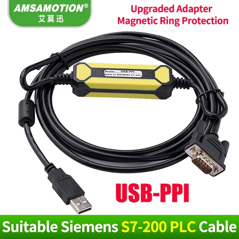 Cáp lập trình PLC USB-PPI Siemens S7-200 USB PPI Communication Cable 6ES7 901-3DB30-0XA0