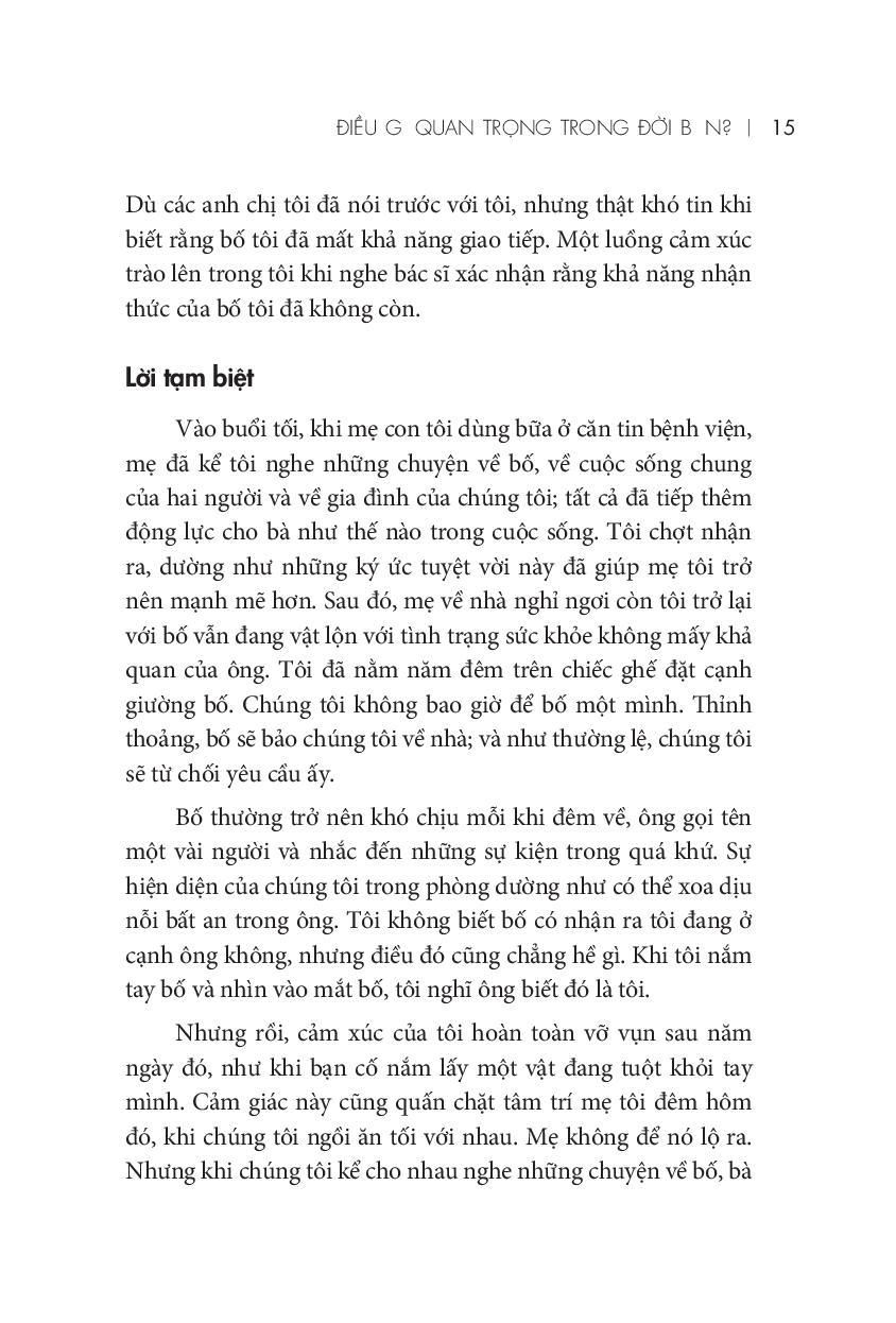 Điều Gì Quan Trọng Trong Đời Bạn