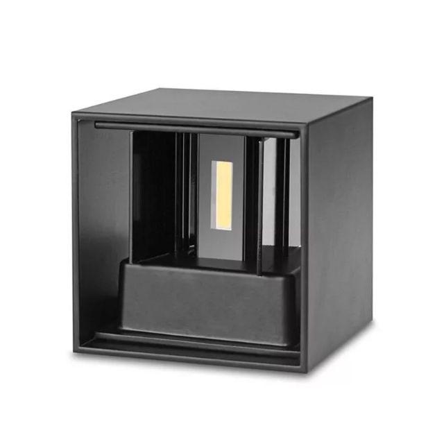 Đèn led gắn tường Đèn tường led hình vuông để ngoài trời, điều chỉnh được góc chiếu, chống nước B9013