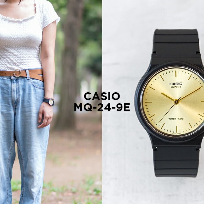 Đồng Hồ Unisex Dây Nhựa Casio MQ-24-9ELDF - Đen