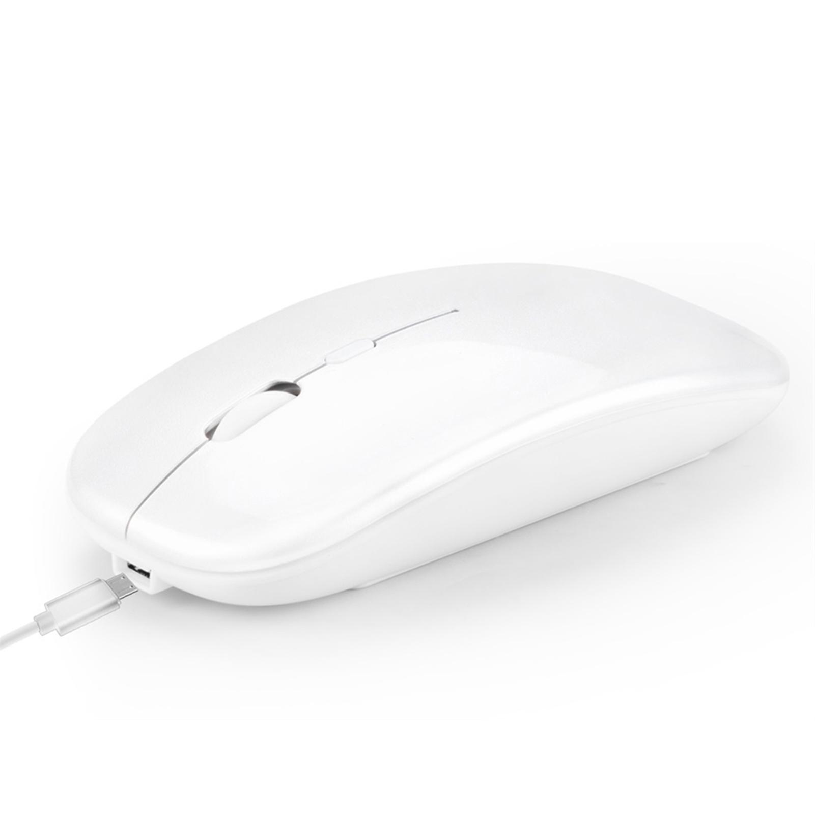 HXSJ M90 Dual Mode Wireless Mouse BT5.0 2.4G Optical Mouse Ergonomic Rechargeable Mice 1600DPI
