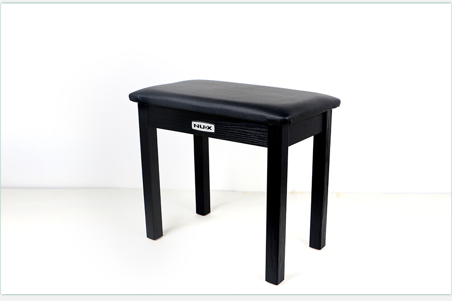Ghế Piano gỗ cao cấp/ Piano Stool - Nux STL1 - Màu đen - Hàng chính hãng
