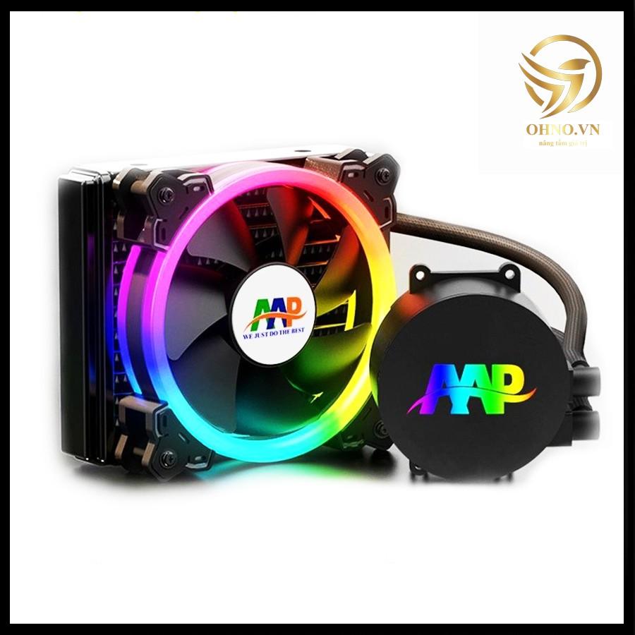 Bộ Tản Nhiệt Nước Cho CPU AAP 12025 RGB Kết Hợp Fan Tản Nhiệt HUB Fan Gắn Nam Châm Lên Đến 8 Quạt - OHNO VIỆT NAM