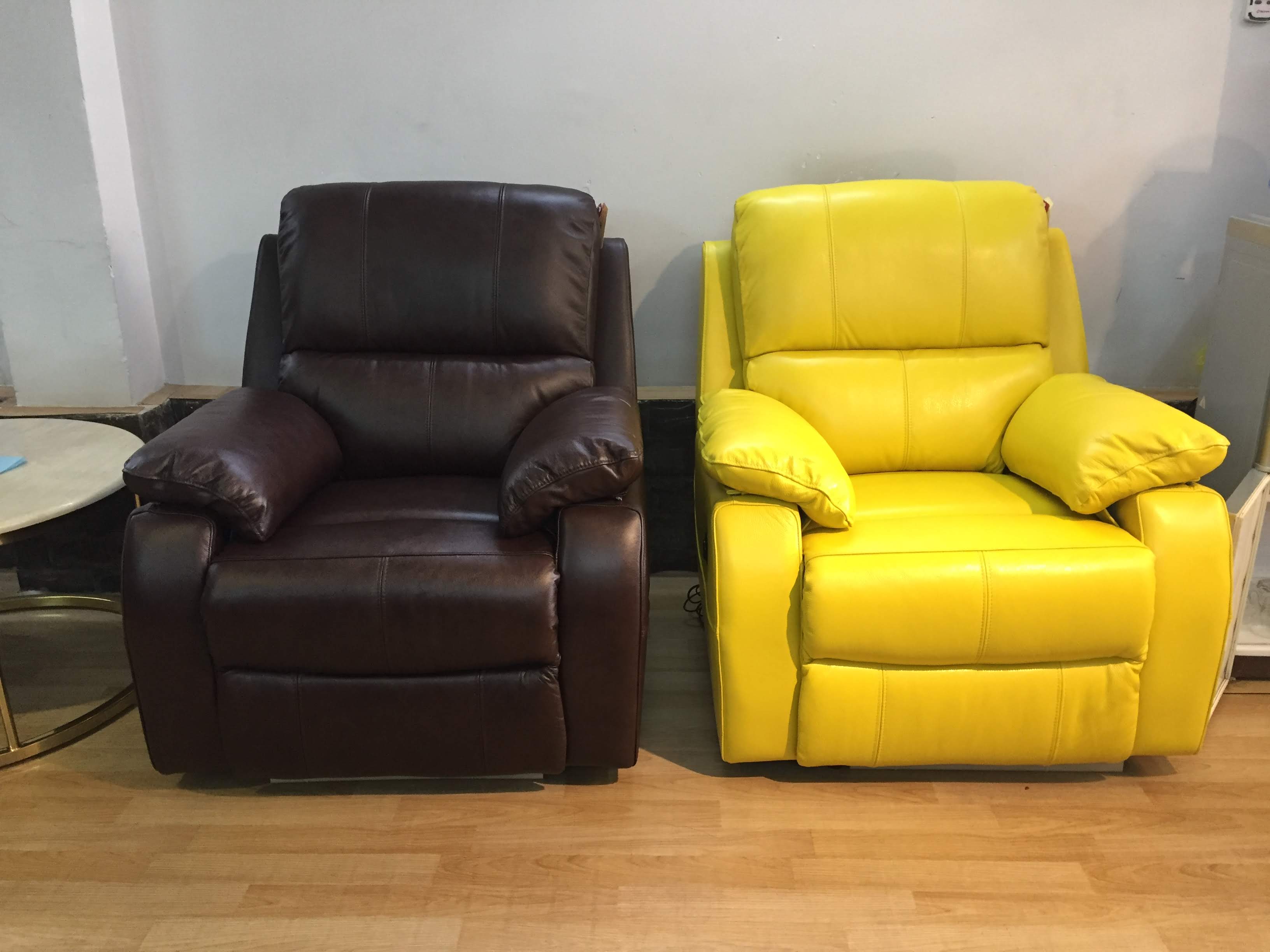 Sofa Thư Giãn Recliner Da Bò Thật- RD1638