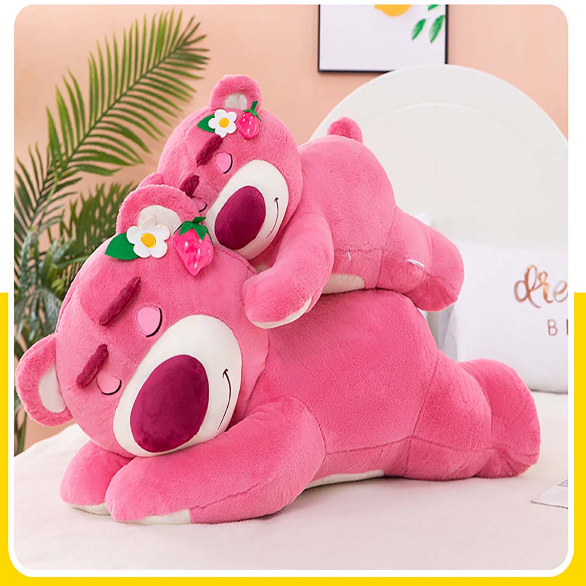 Gấu Dâu Lotso Bông Mini Cute Nhỏ To Khổng Lồ Ôm Ngủ Tặng Người Yêu Tốt Nghiệp Cử Nhân Giá Sỉ Cho Bé Siêu Rẻ