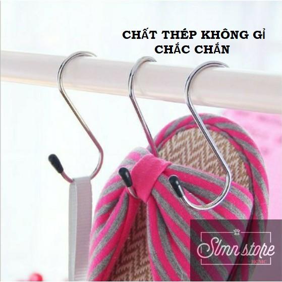 Vỉ 4 móc thép chữ S treo đồ siêu chắc chắn. SD2_vi4S