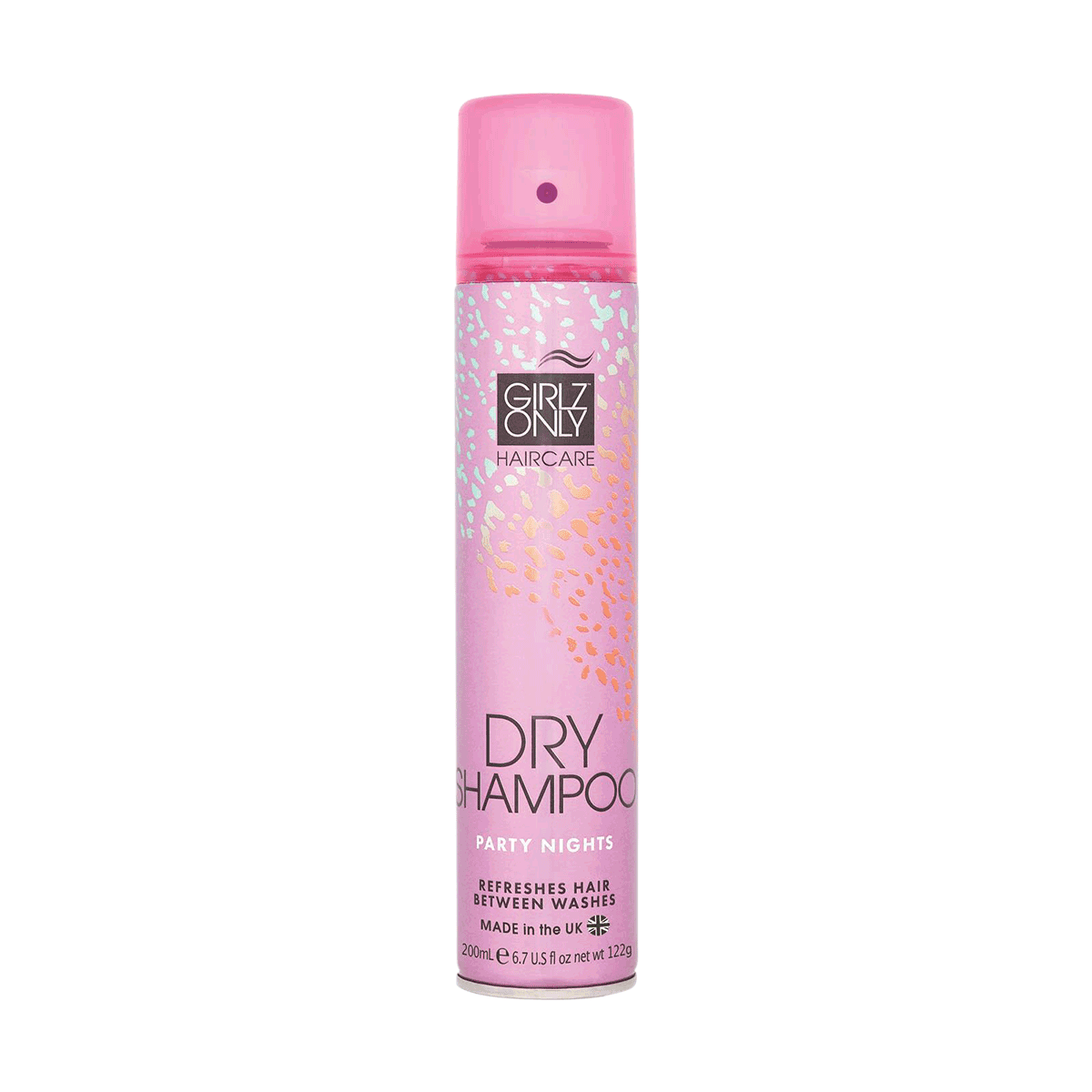 Dầu Gội Khô Girlz Only Dry Shampoo Party Nights Hương Hoa Quyến Rũ, Hút Dầu Bụi Bẩn Nhanh Chóng 200ml