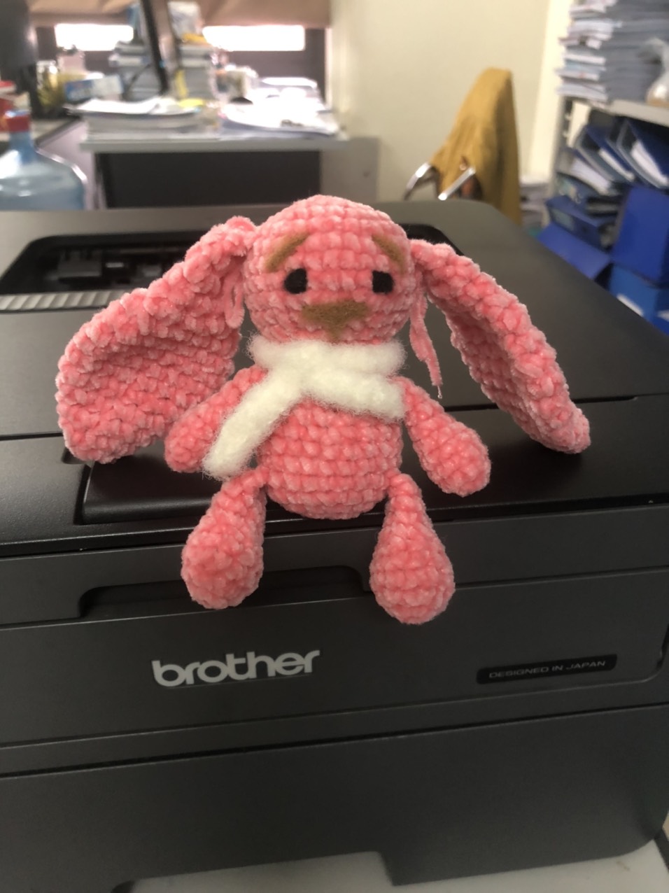 Thú tai dài handmade amigurumi, đan móc và khâu tay thủ công, đồ chơi len an toàn