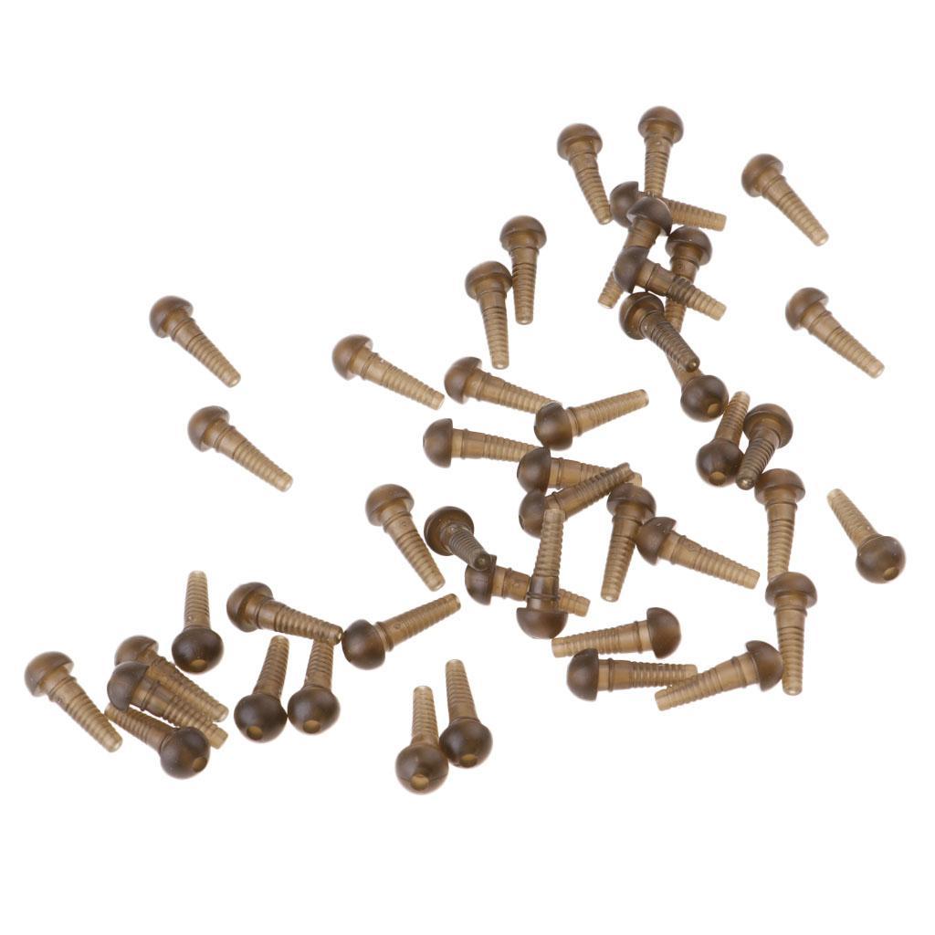 50pcs Terminal Carp Fishing Tackle Kit Rubbers Tubes Cones Terminal Tackle