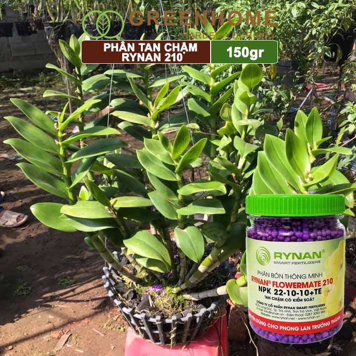 Bộ 3 phân tan chậm Rynan 200-210-220 chuyên Phong Lan 3 giai đoạn dưỡng cây con, kích hoa, phục hồi sau ra hoa |Greenhome