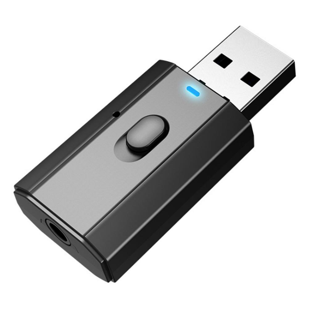 Bluetooth USB Adapter CSR 5.0 USB Dongle Bluetooth Receiver Transfer Wireless Adapter for Laptop PC Support for Windows 10/8/7/Vista/XP