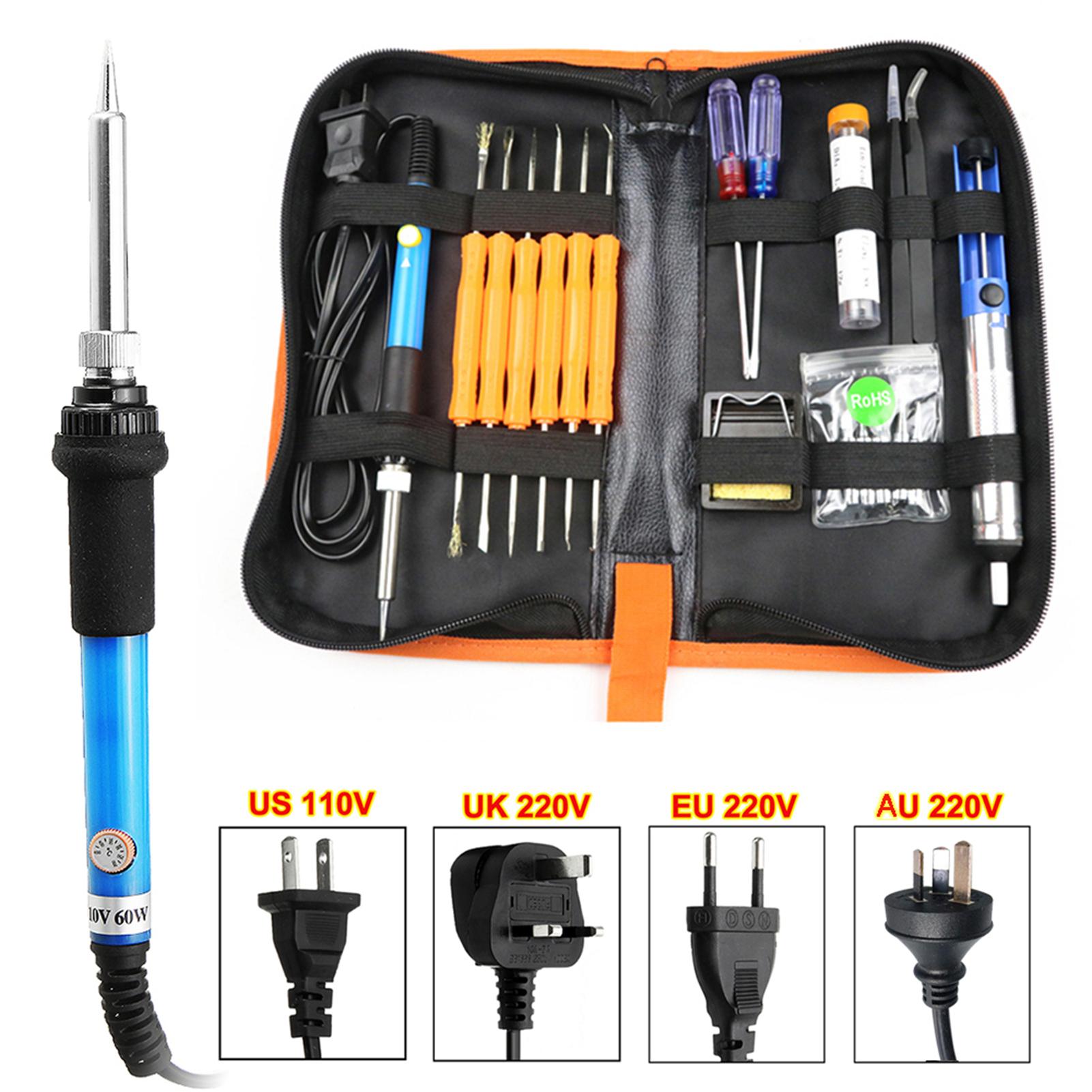 Electric Soldering Iron Set Temperature Adjustable Electric Soldering Iron Welding Tool Kit