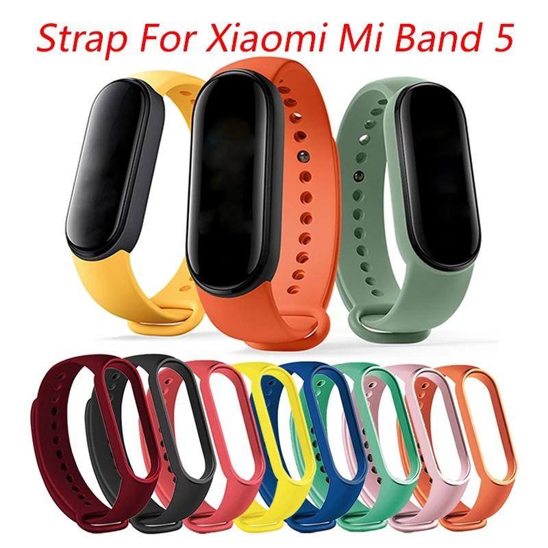 Dây Đeo Cao Su Thay Thế Cho Xiaomi Miband 5 và Miband 6 Chất Lượng cao