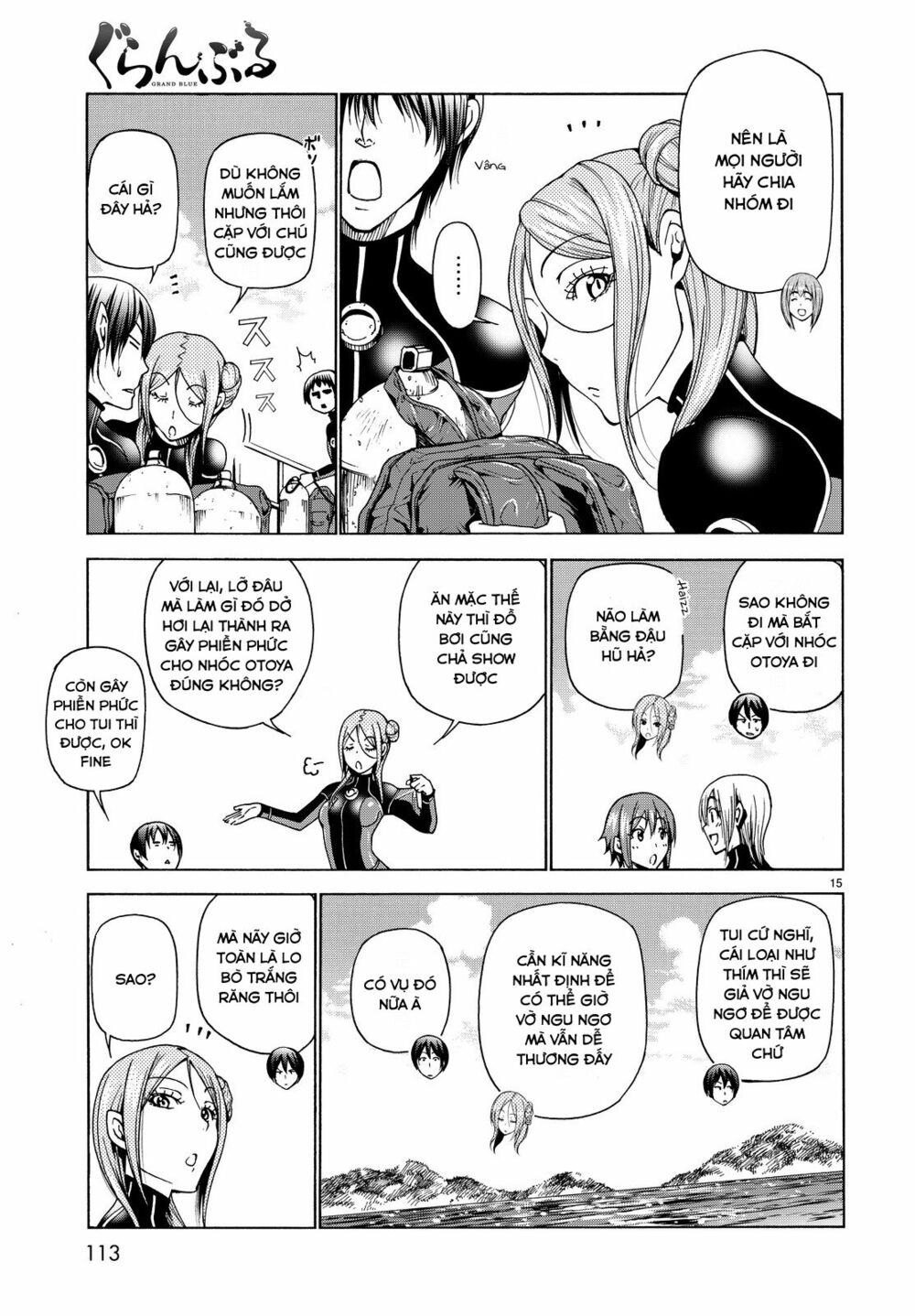 cô gái thích lặn - grand blue chapter 35 15