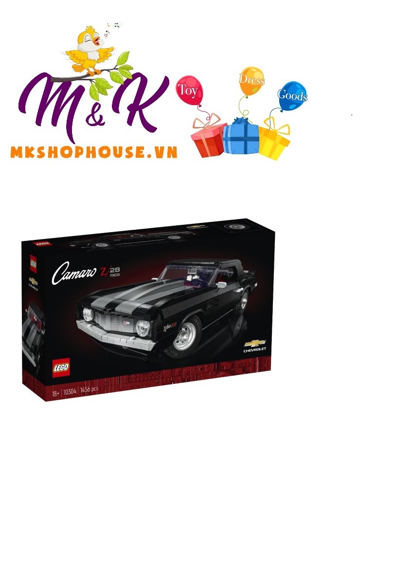 LEGO Adults Siêu Xe Chevrolet 1969 Camaro Z28 10304 (1456 chi tiết)