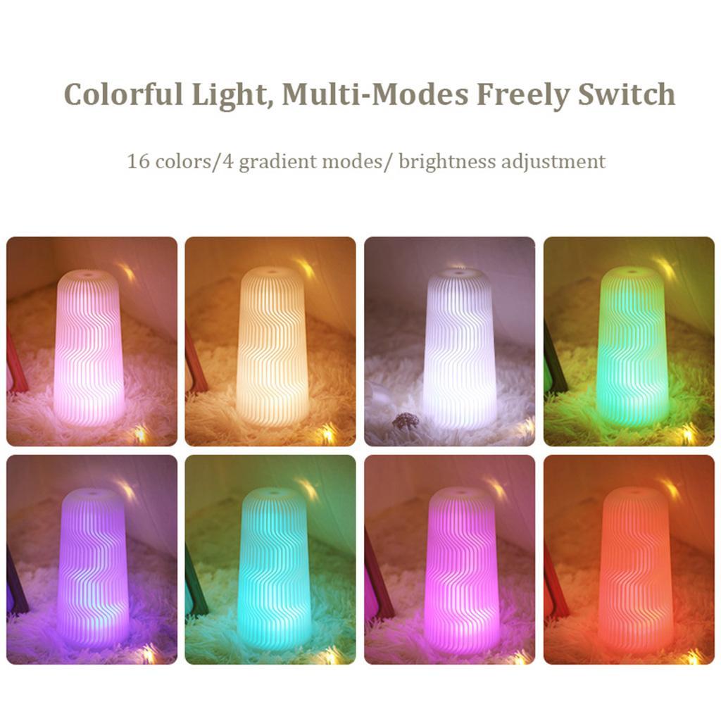 3D Printed Touch Control Night Light Table Bedside Lamp Bedroom Xmas Present