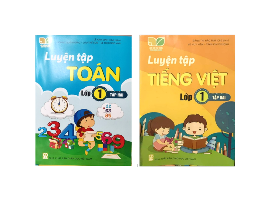 Sách - Combo luyện tập toán + tiêng việt 1 - tập 2