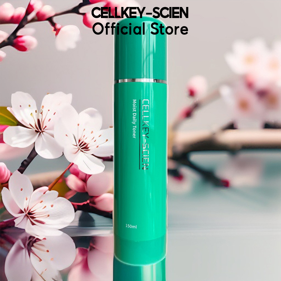 Nước Hoa Hồng Cấp Ẩm Kiềm Dầu Dưỡng Trắng Xóa Nhăn Cellkey-Scien Moist Daily Toner (150ml)