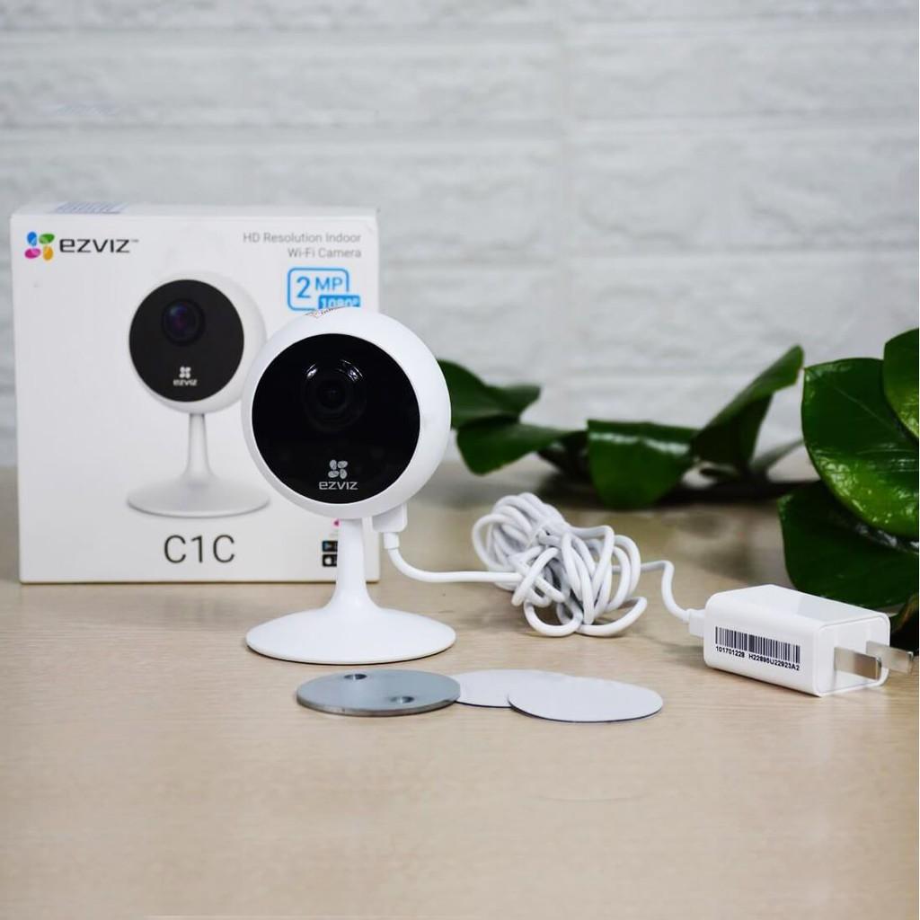 Camera Wifi Trong Nhà Ezviz C1C-B 1080P nhỏ gọn siêu nét, đàm thoại 2 chiều - hàng chính hãng