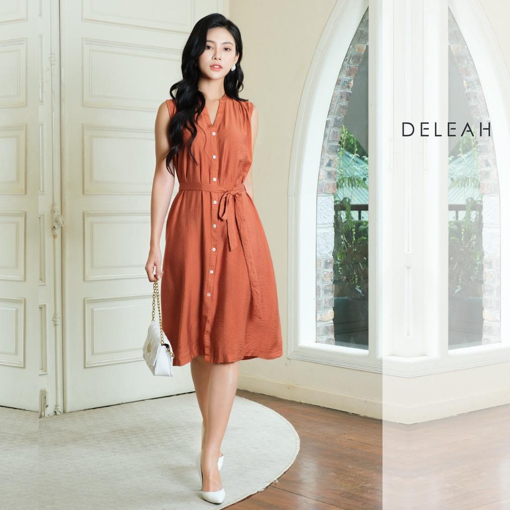 Đầm suông đai rời De Leah