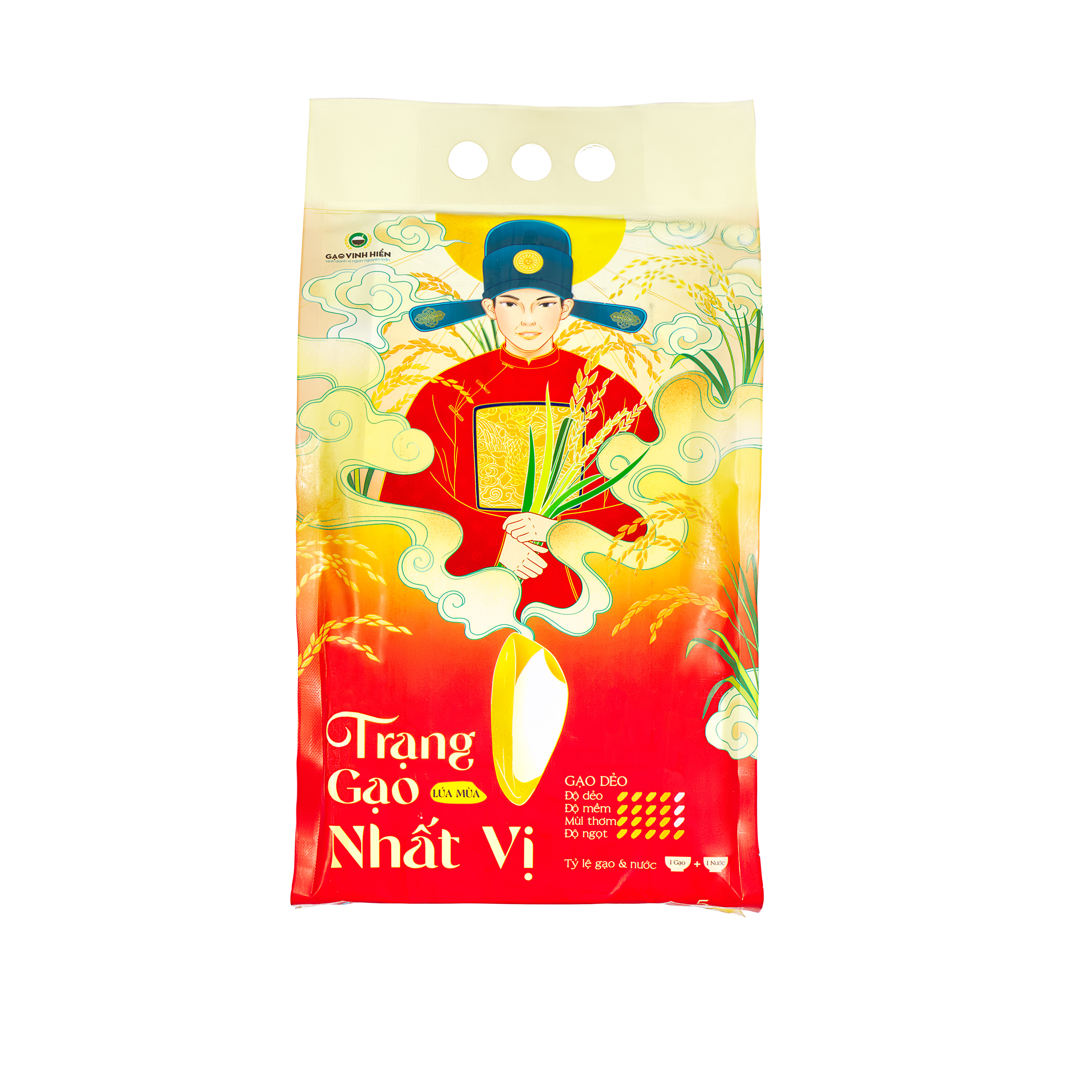 [GẠO TẾT] Gạo Lài Miên 6 Tháng Dẻo Thơm 5kg - Dẻo nhiều, thơm, đặc biệt - Gạo Vinh Hiển - Trạng Gạo Nhất Vị