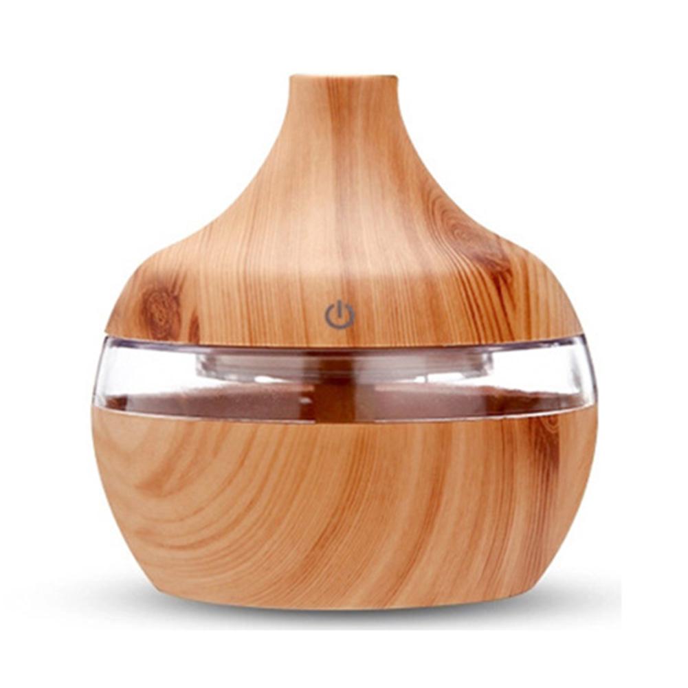 Điện Máy Phun Sương Tạo Độ Ẩm Tinh Tinh Dầu Khuếch Tán Tinh Dầu Siêu Âm Thanh Vân Gỗ Máy Tạo Độ Ẩm Không Khí USB Mini Phun Sương Tạo LED Ánh Sáng Cho Ngôi Nhà
