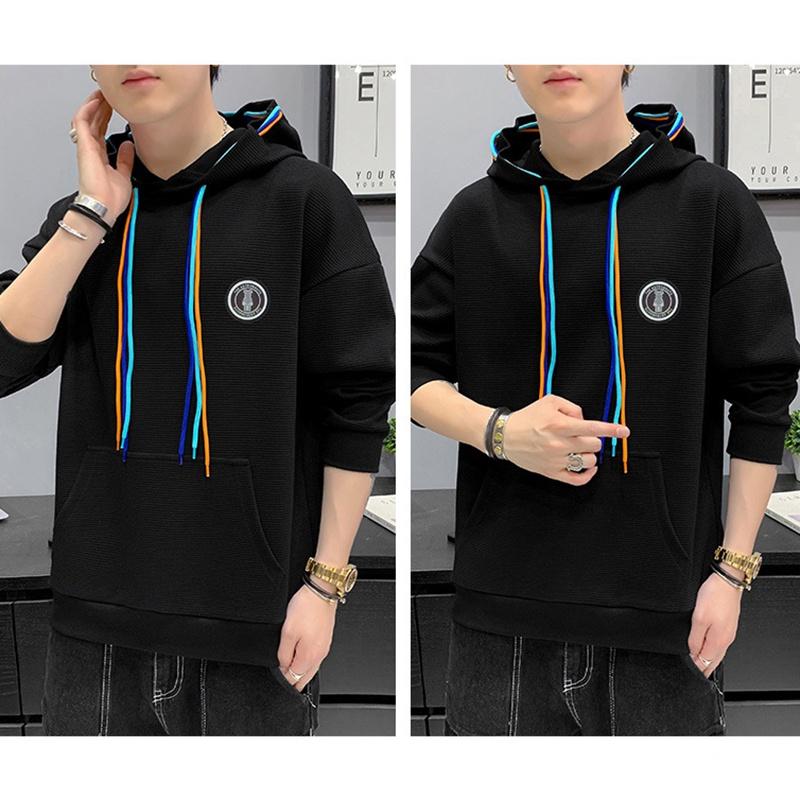 Áo Hoodie Nam Phối Dây Mũ Màu Sắc Dáng Oversize Phong Cách Ulzzang Thời Trang Zenkonu TOP NAM 243V2