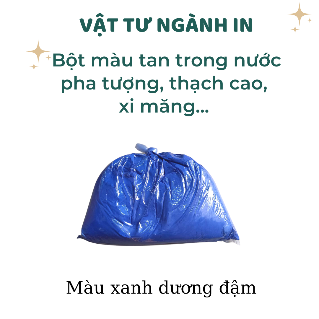 100 gram Bột màu dùng pha tượng, pha thạch cao, vôi, xi măng, chà ron gạch, sơn chậu...