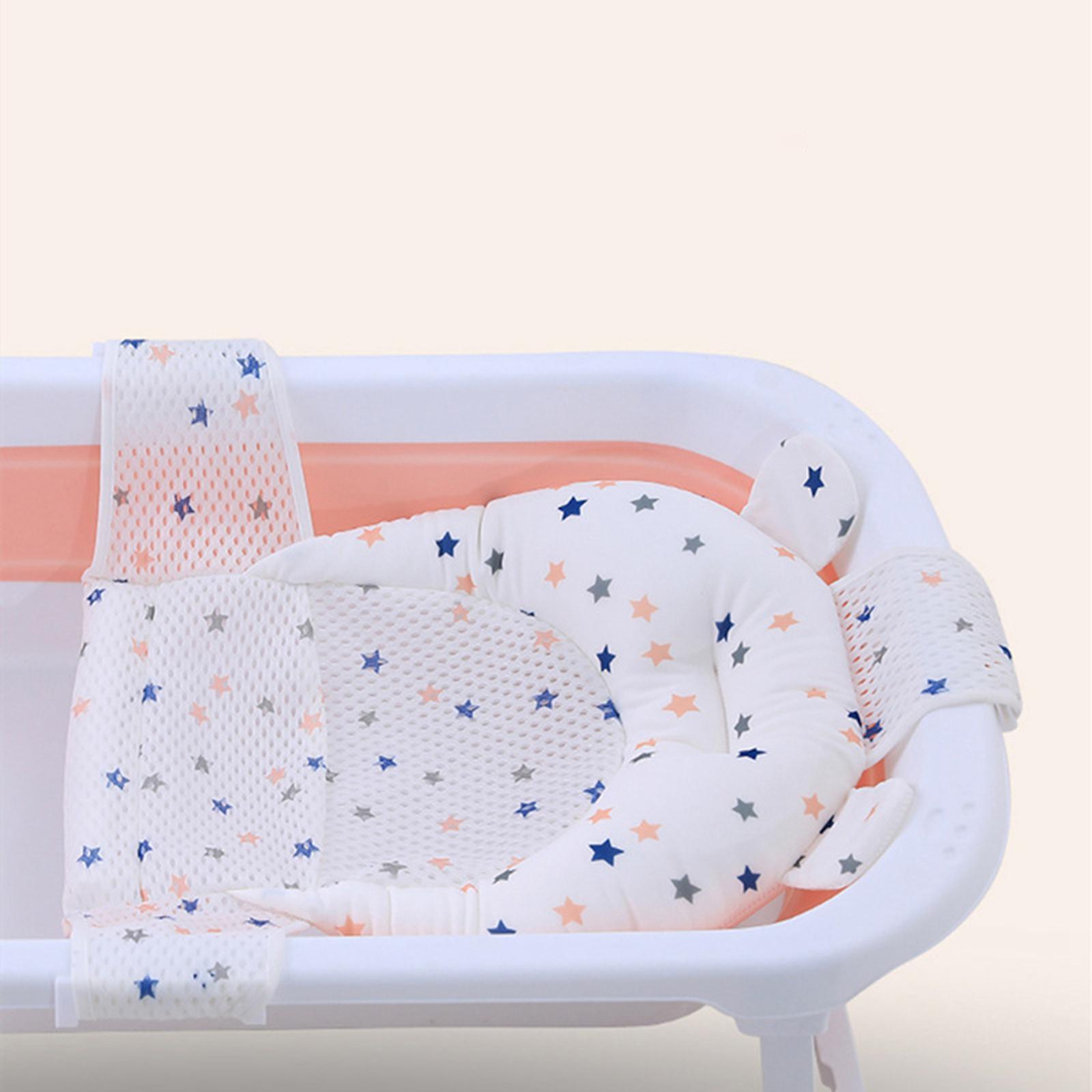 Baby Bath Cushion Pad Infant Bath Support Seat Baby Shower Mat for