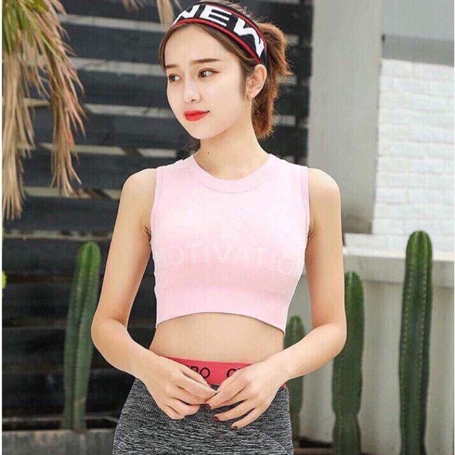 ÁO CROPTOP THỂ THAO NỮ MÁT