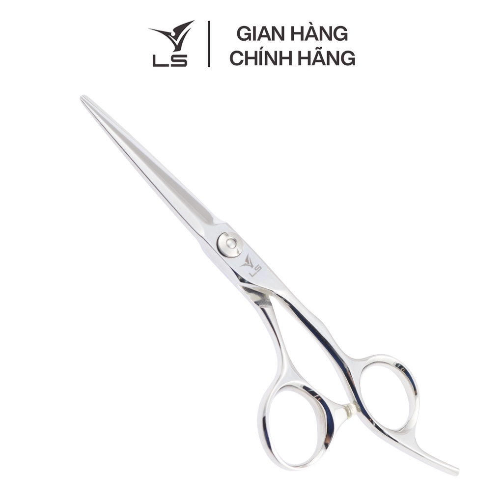 Kéo cắt tóc VLS lưỡi thẳng quai offset vênh đỡ ngón cố định CB23/5.5