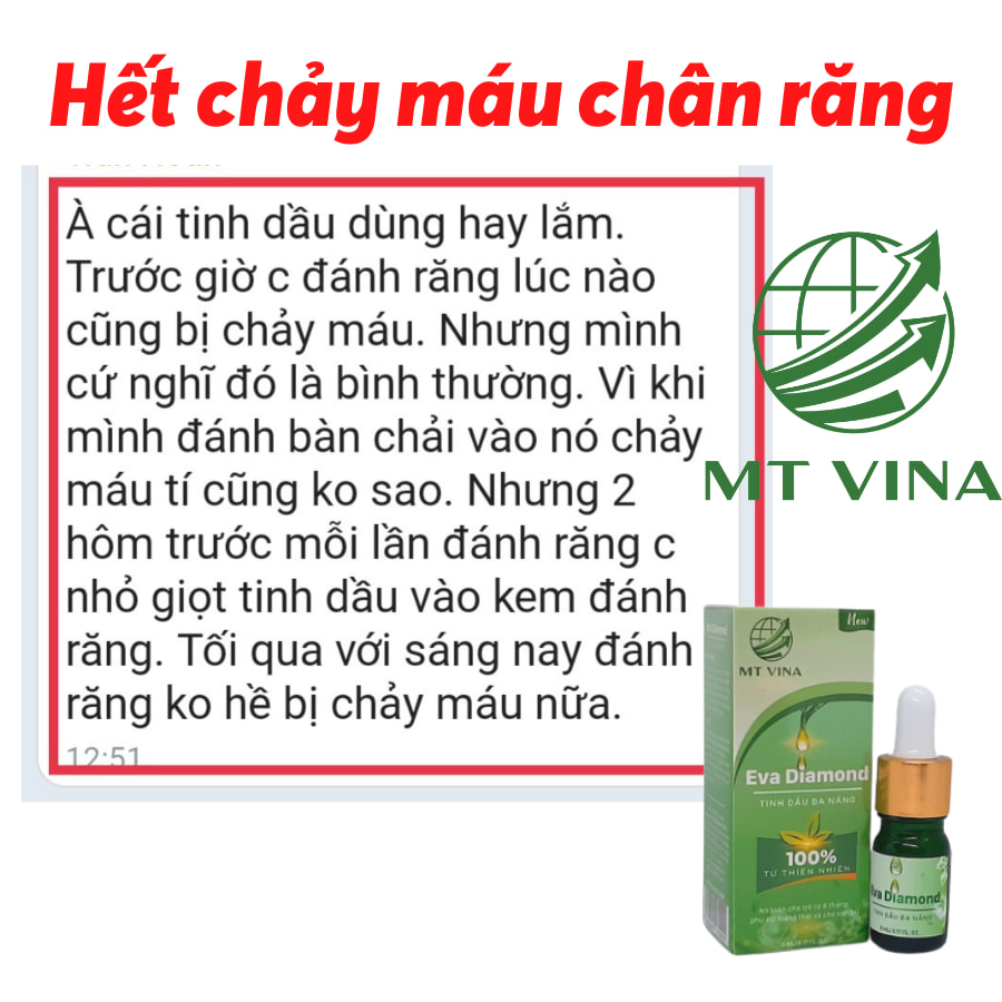 Tinh Dầu Đa Năng Eva Diamond - Giải Pháp Cho Vấn Đề Răng Miệng