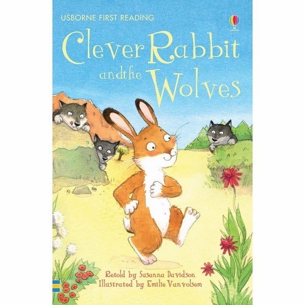 Sách thiếu nhi tiếng Anh - Usborne First Reading Level Two: Clever Rabbit and the Wolves