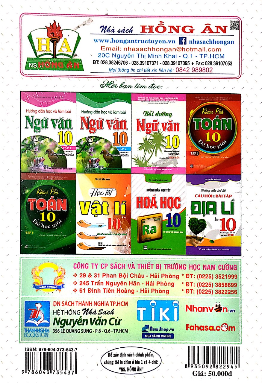 Ngữ Pháp Và Bài Tập Thực Hành Tiếng Anh 10