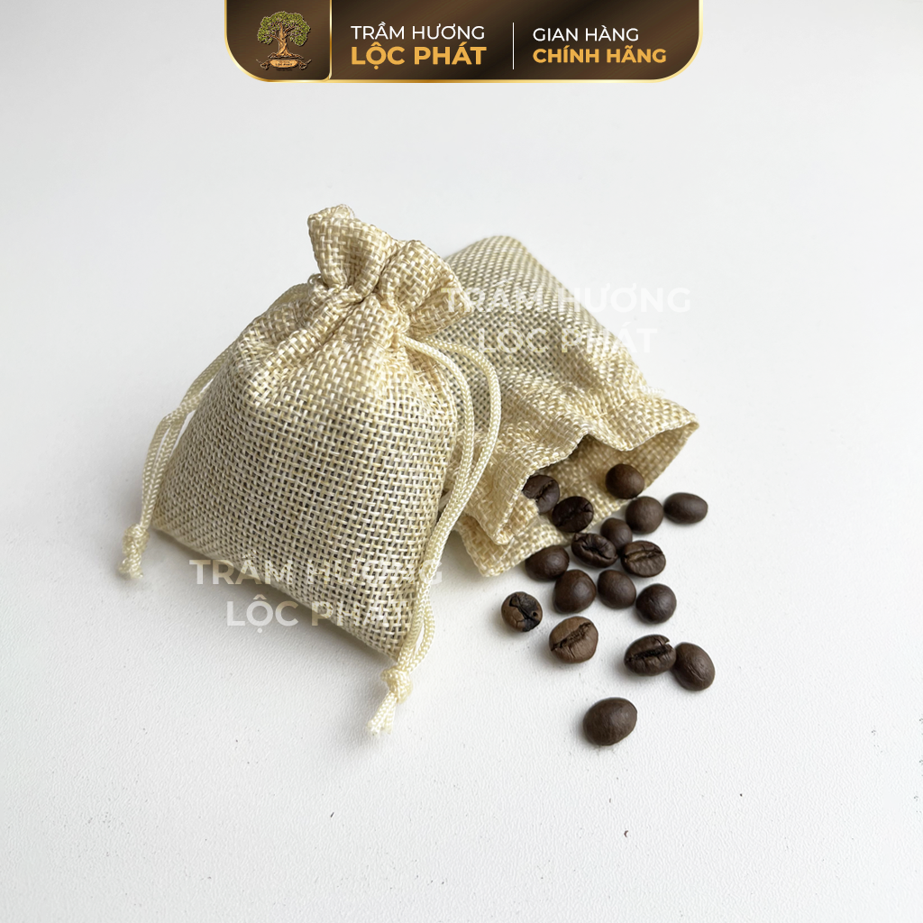 Túi Thơm Cà Phê E-SKY Coffee Khử MùI Ô Tô, Tủ Lạnh, Tủ Quần Áo, Văn Phòng, Nhà Ở Bằng Túi Vải Bố Lanh 20gr