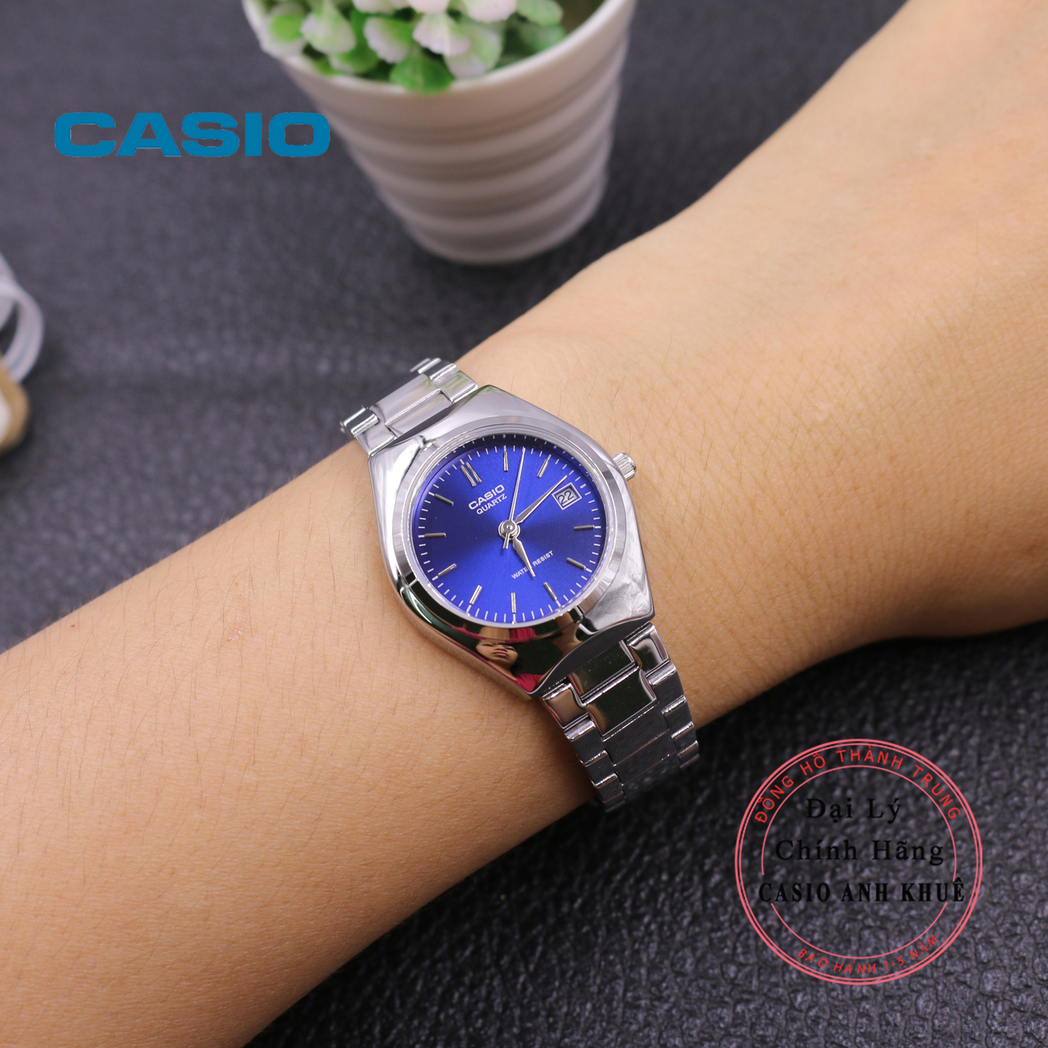 Đồng Hồ Nữ Dây Kim Loại Casio LTP-1170A-2ARDF