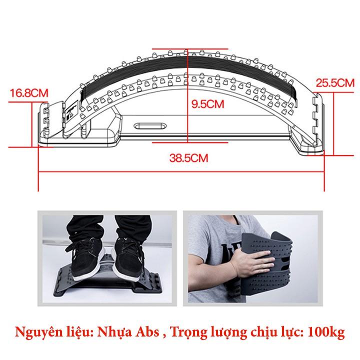 Khung Nắn Chỉnh Cột Sống - Đệm Chống Đau Mỏi Lưng