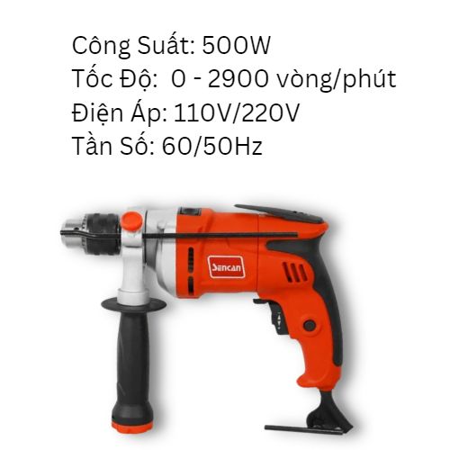 Máy khoan động lực 13mm có bê tông Sencan 521309