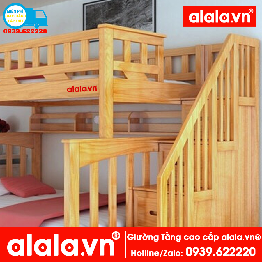 Giường tầng ALALA103 cao cấp - Thương hiệu alala.vn - Za.lo: 0939.622220