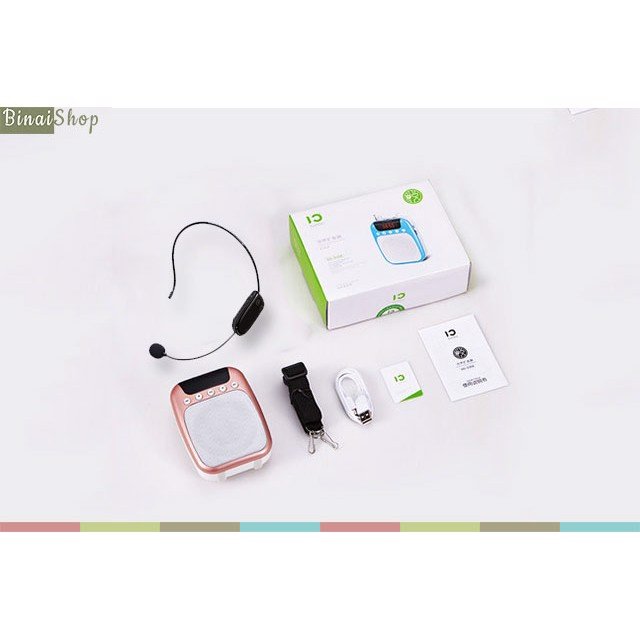 SHIDU SD-S358 BT - Bluetooth, Máy Trợ Giảng 12W, FM, TF Card, Pin 2500mAh- Hàng chính hãng