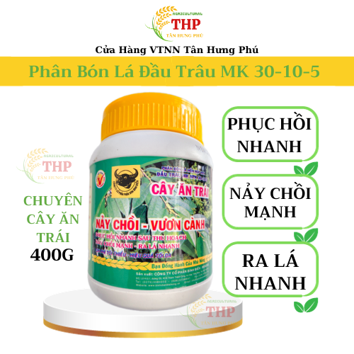 Phân Bón Lá Đầu Trâu MK 30-10-5 | PHÂN BÓN CHUYÊN Cây Ăn Trái | PHÂN BÓN