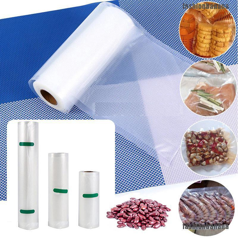 Bộ 2 cuộn túi hút chân không cao cấp 1 mặt nhám - cuộn dài 5m