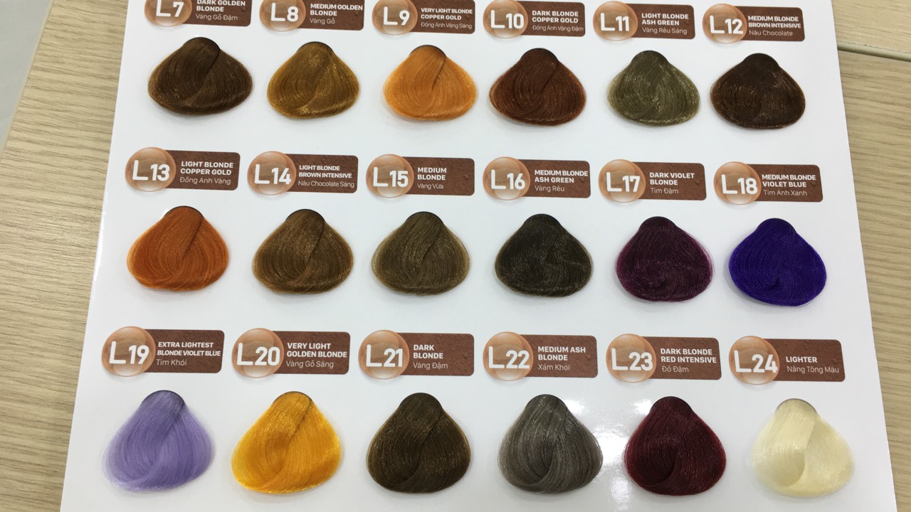 Kem nhuộm màu tóc cao cấp Lavox Youth&Color L22