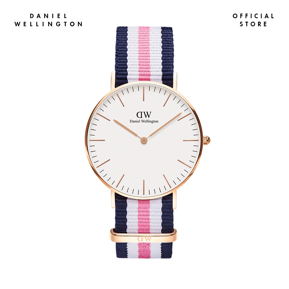 Combo Gift Nữ Daniel Wellington Đồng hồ Classic Southamptn DW00100034 + Dây da đồng hồ Classic DW00200041