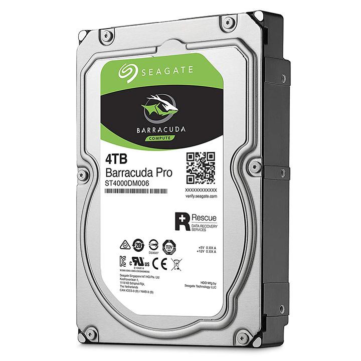 Ổ Cứng HDD Desktop Storage Seagate Barracuda Pro 4TB/128MB/3.5 7200RPM - ST4000DM006 - Hàng Chính Hãng