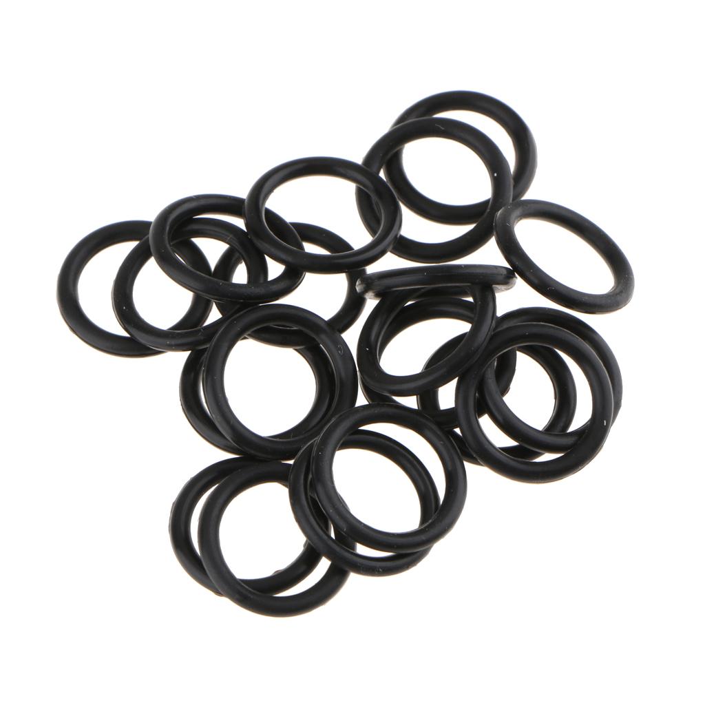 20 Miếng 12mm ID 15MM OD Ống tháo Cao Su O Nhẫn Harley