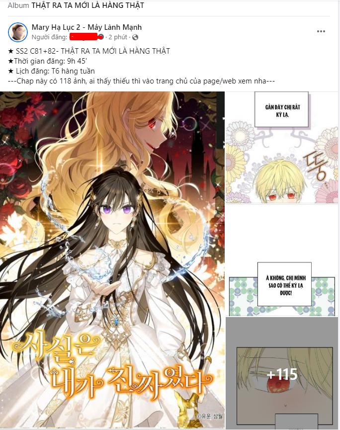 thật ra ta mới là hàng thật chapter 82.2 29